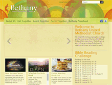 Tablet Screenshot of bethumc.org